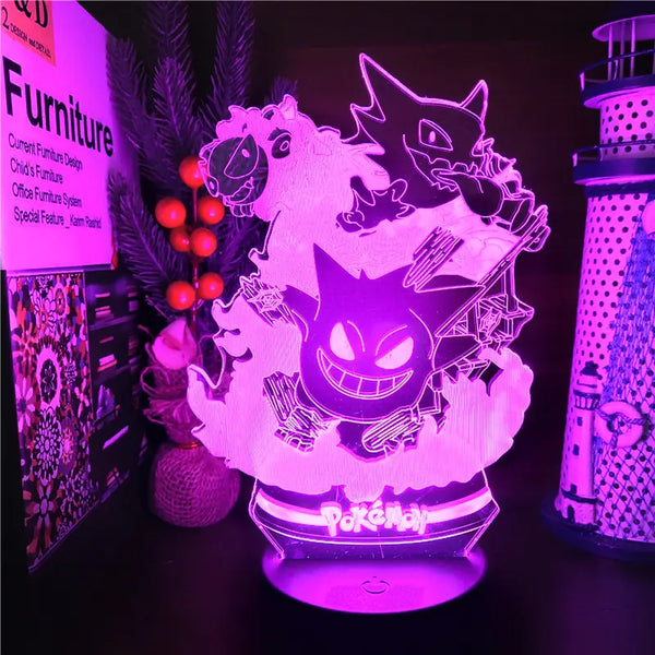 Gengar 3D Led Night Light